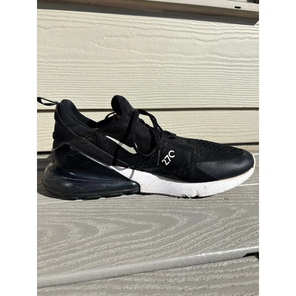 Nike Air‎ Max 270 Black White Athletic Sneakers Men's Size 12 AH8050-002